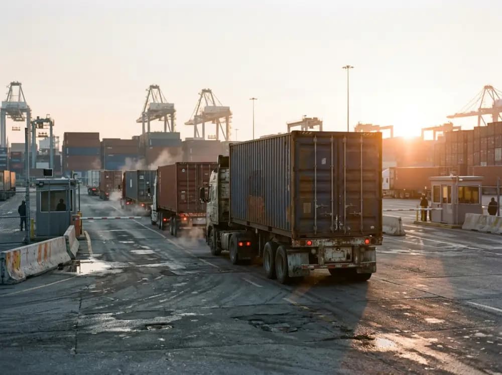 Port drayage dispatch records (UK, FY2024)
