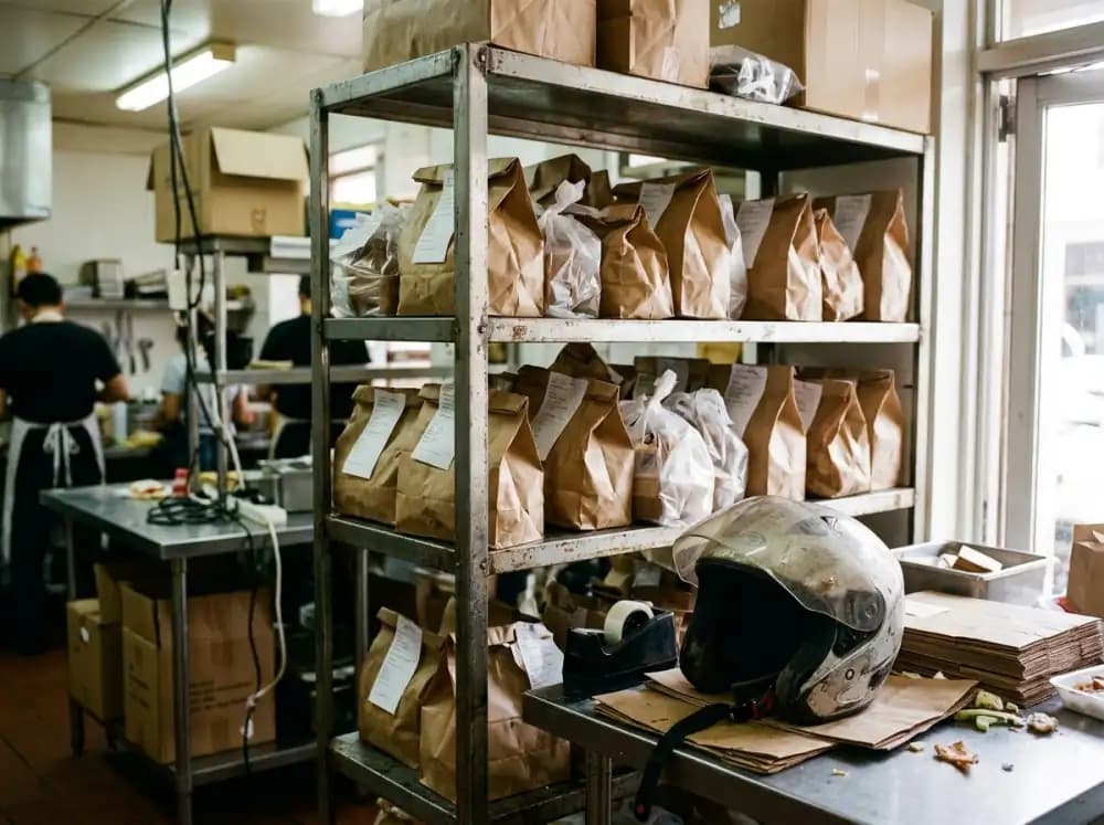 Cloud kitchen order and prep logs (2021–2025)