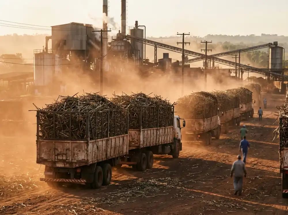 Harvest logistics coordination log (Central-West Brazil)